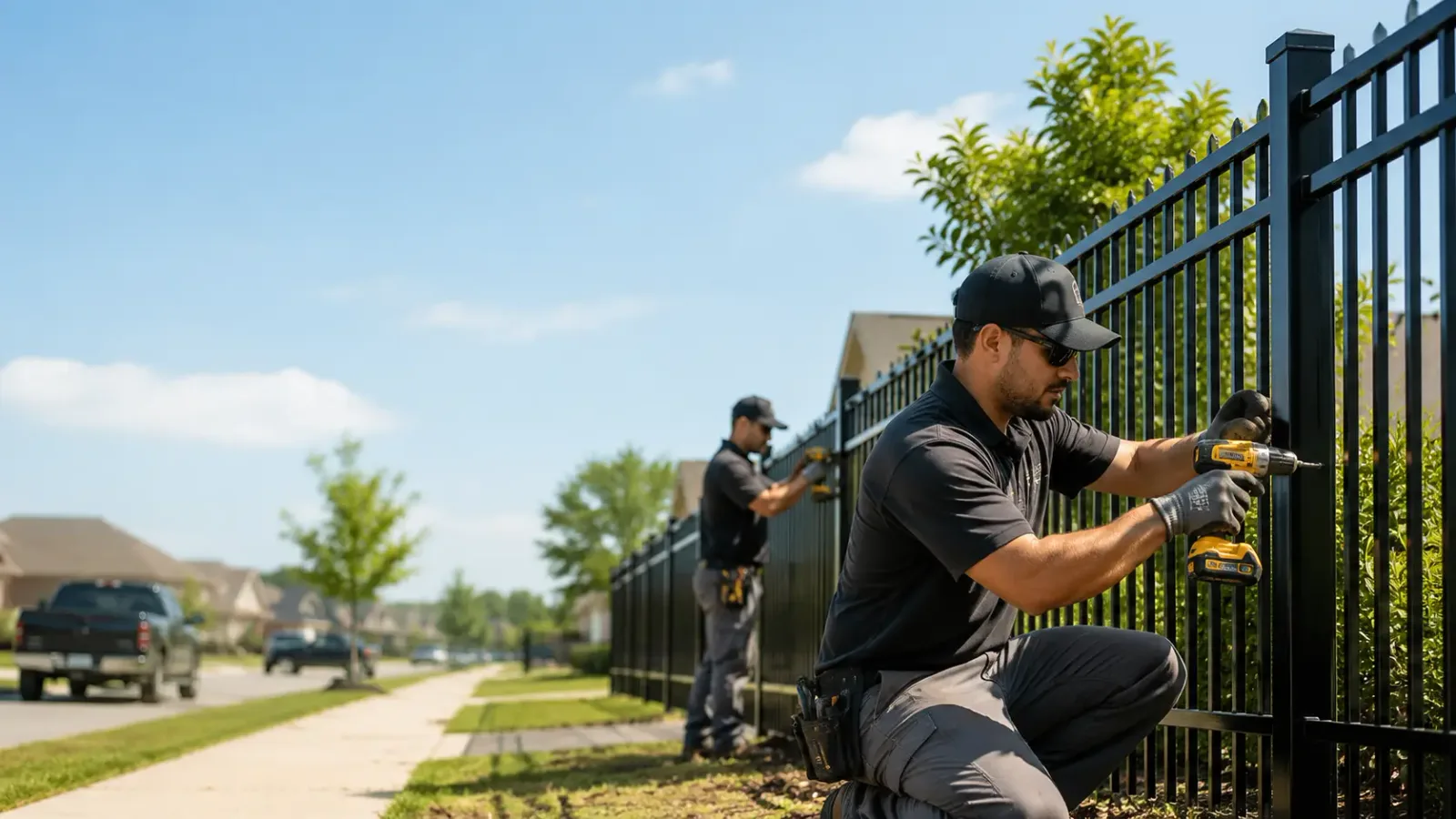 Metal Fence Installation in Bedford, OH